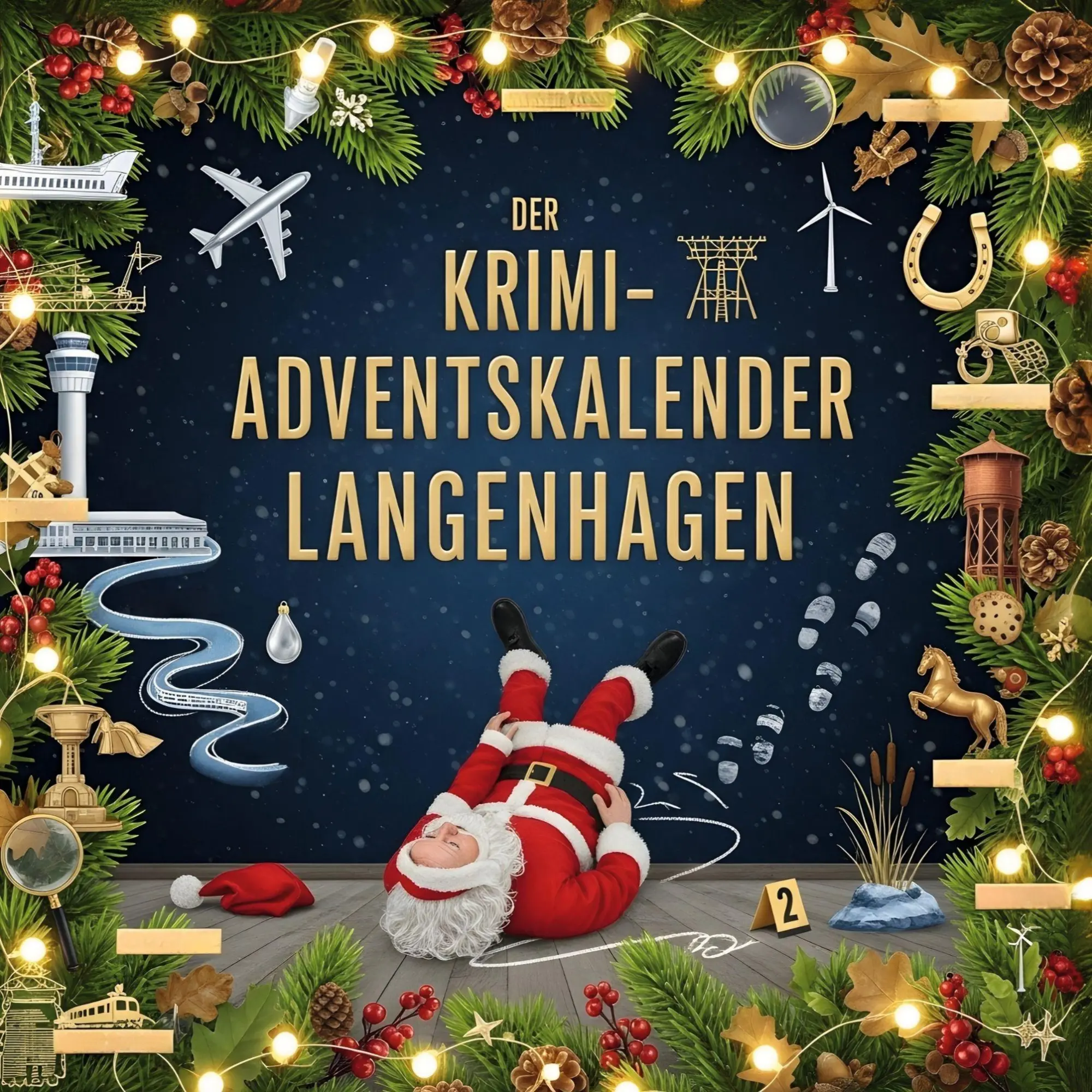 Cover: 9783695309887 | Der Krimi-Adventskalender Langenhagen | Mordsverdächtig in 24 Akten