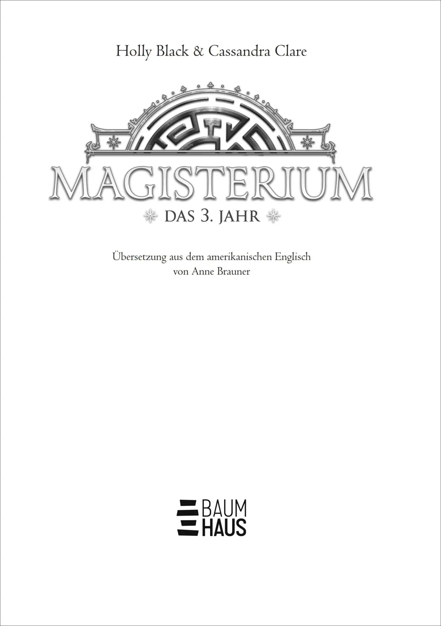 Bild: 9783833909887 | Magisterium - Das 3. Jahr | Cassandra Clare (u. a.) | Buch | 288 S.