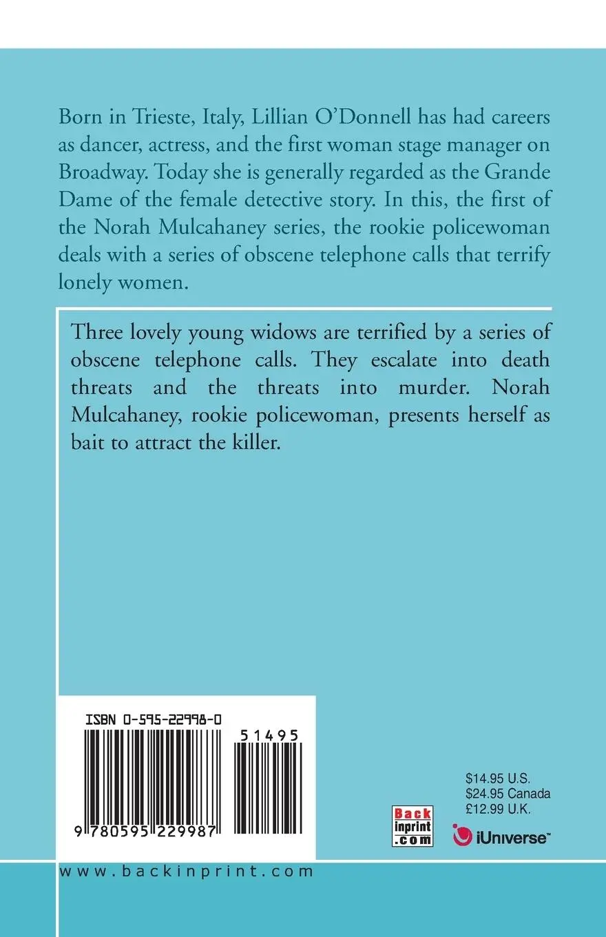 Rückseite: 9780595229987 | The Phone Calls | Lillian O'Donnell | Taschenbuch | Englisch | 2002