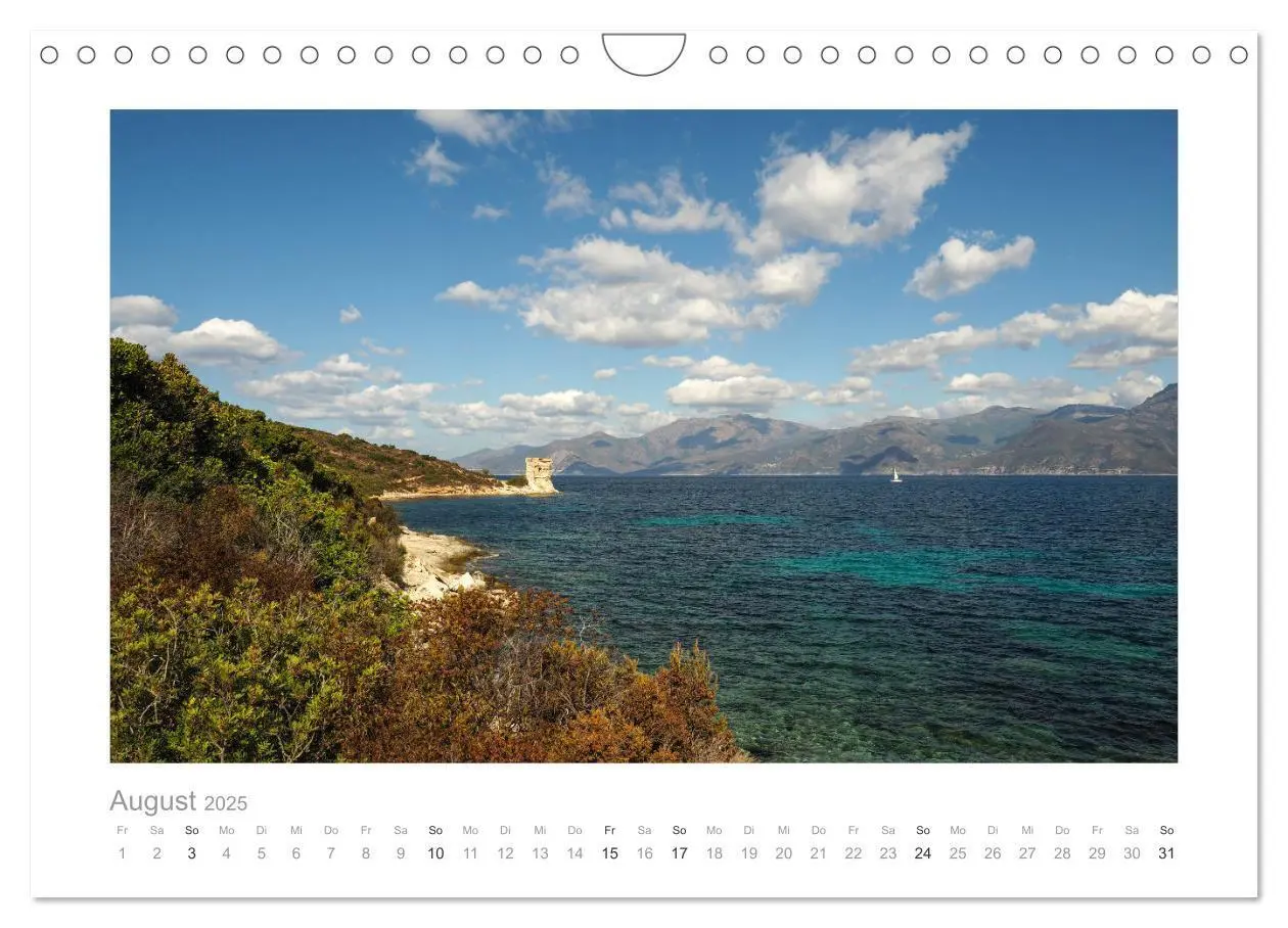 Bild: 9783383999987 | unterwegs auf Korsika (Wandkalender 2025 DIN A4 quer), CALVENDO...