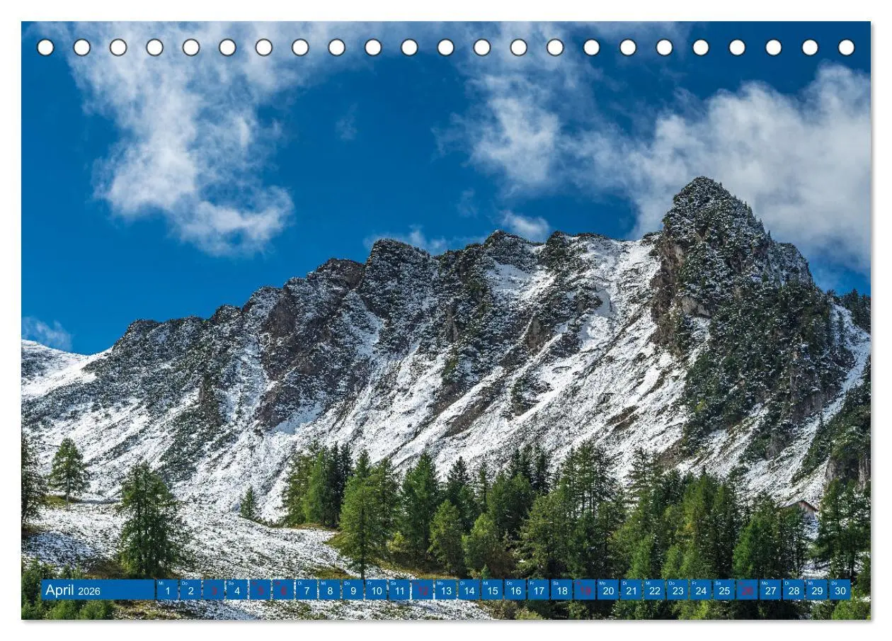 Bild: 9783457249987 | Imposante Berge (Tischkalender 2026 DIN A5 quer), CALVENDO...