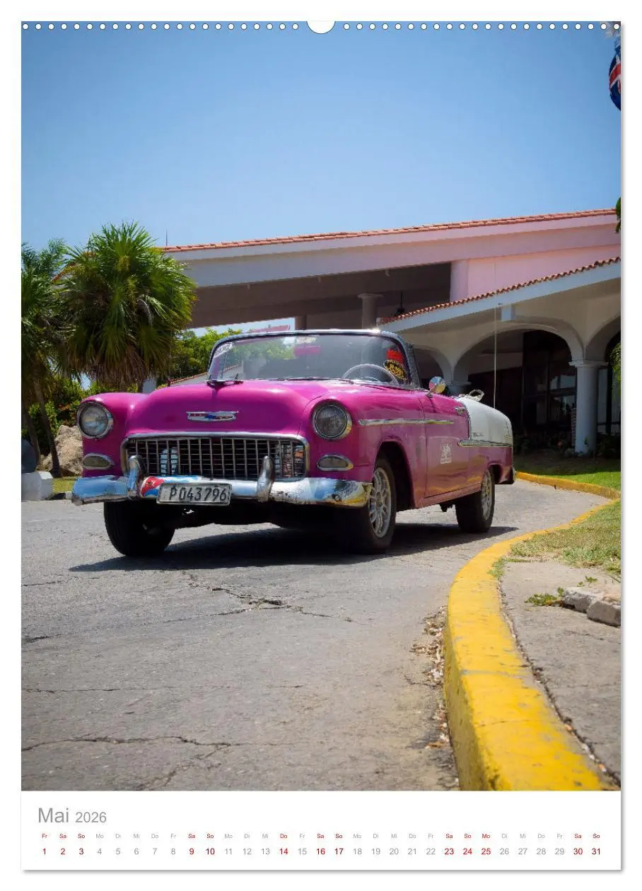 Bild: 9783516339987 | Old Cars of Cuba (Wandkalender 2026 DIN A2 hoch), CALVENDO...