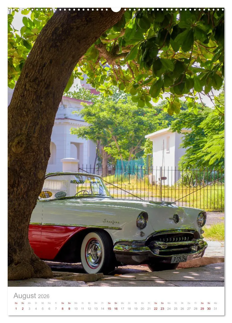 Bild: 9783516339987 | Old Cars of Cuba (Wandkalender 2026 DIN A2 hoch), CALVENDO...