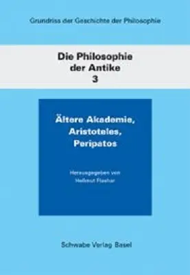 Cover: 9783796519987 | Grundriss der Geschichte der Philosophie / Die Philosophie der...