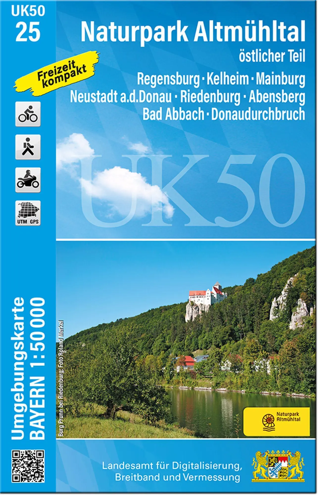 Cover: 9783899339987 | UK50-25 Naturpark Altmühltal, östlicher Teil | Digitalisierung | 2023