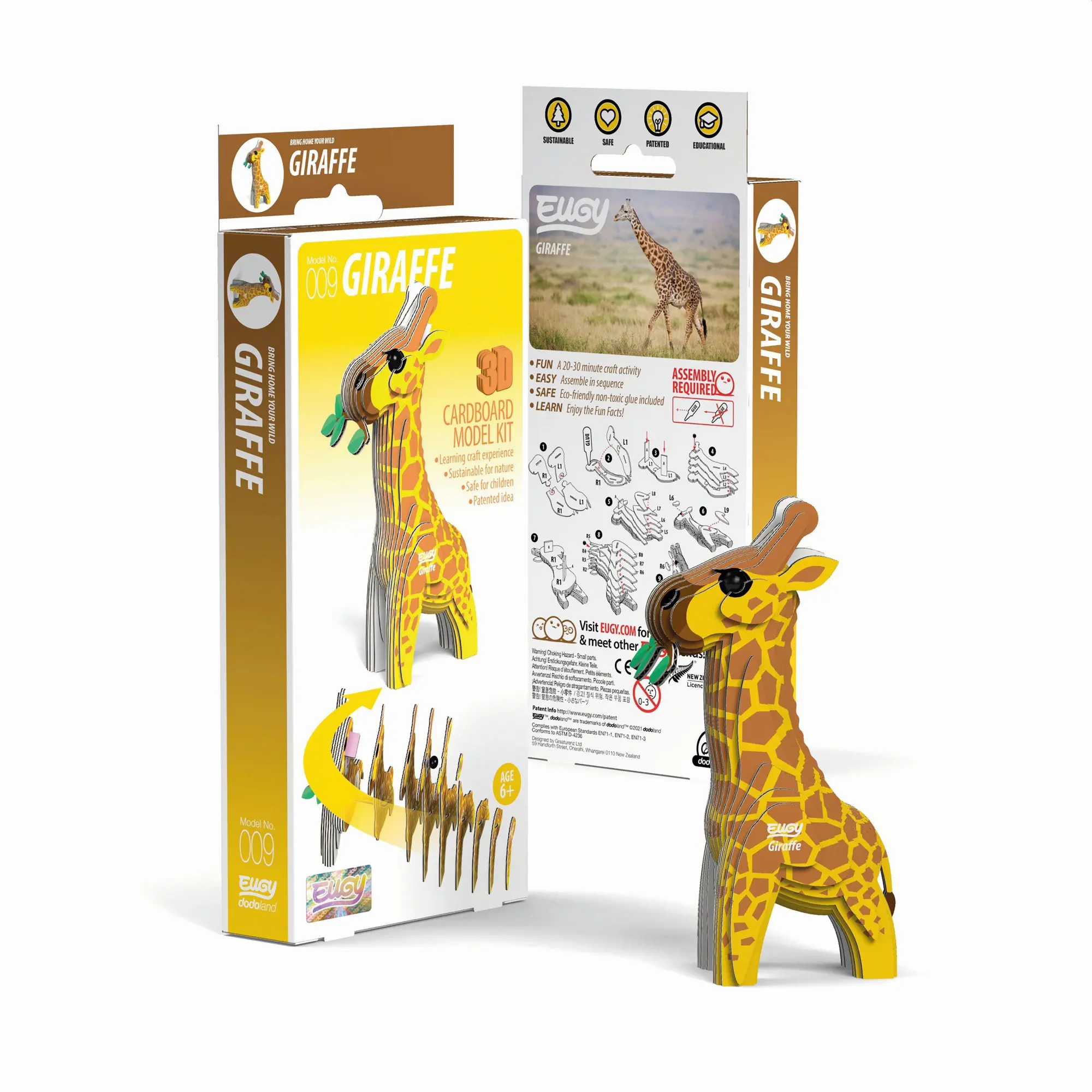 Cover: 9421035150088 | EUGY - 3D Bastelset Giraffe | Eugy | Kit (Bastelset) | 650009 | 2023