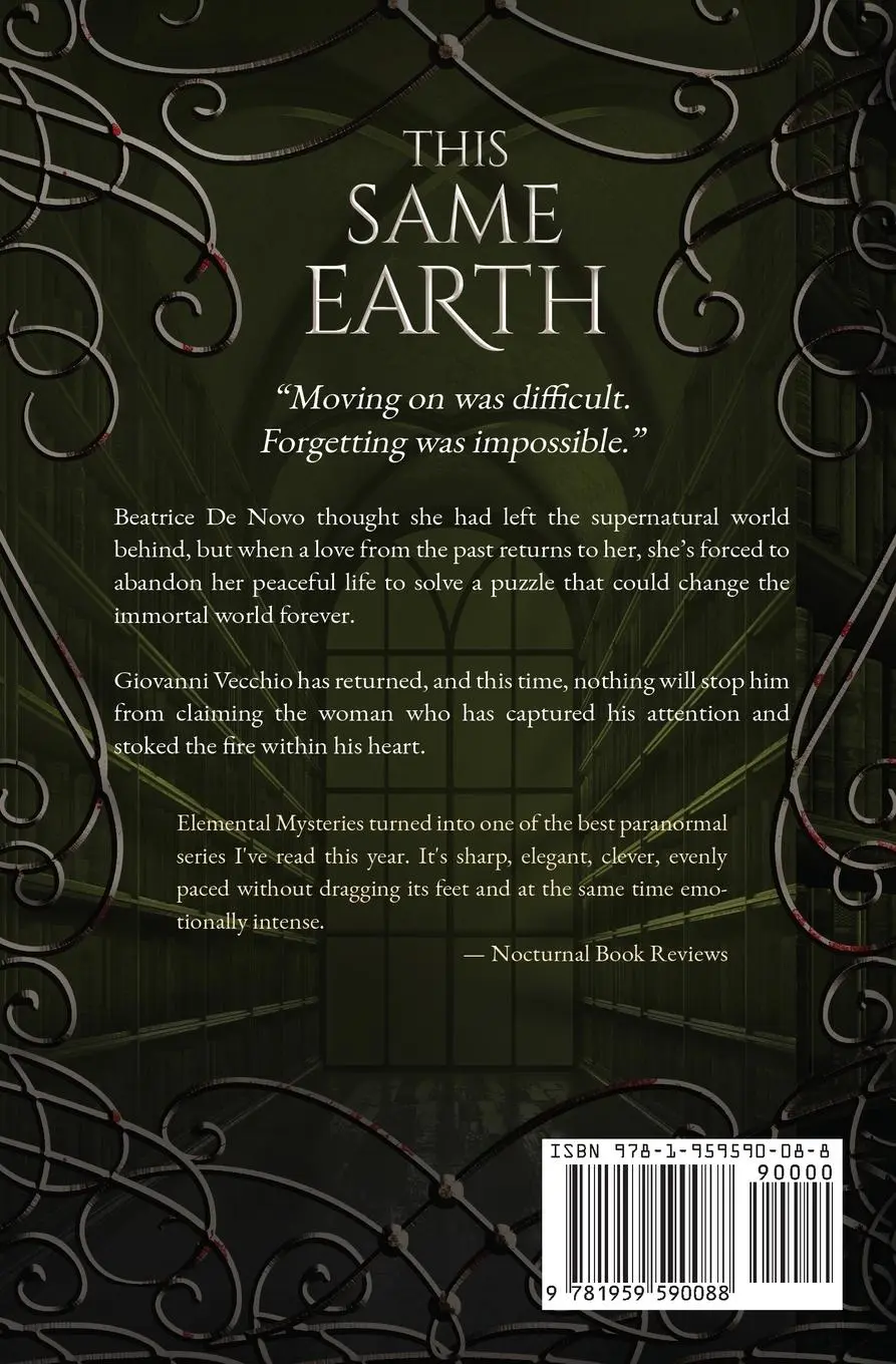 Rückseite: 9781959590088 | This Same Earth | Elemental Mysteries Book Two | Elizabeth Hunter
