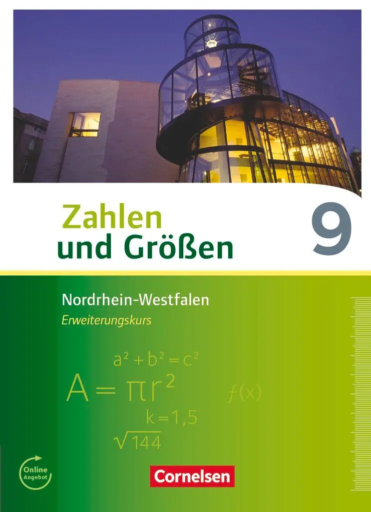 Cover: 9783060410088 | Zahlen und Größen 9. Schuljahr - Nordrhein-Westfalen Kernlehrpläne...