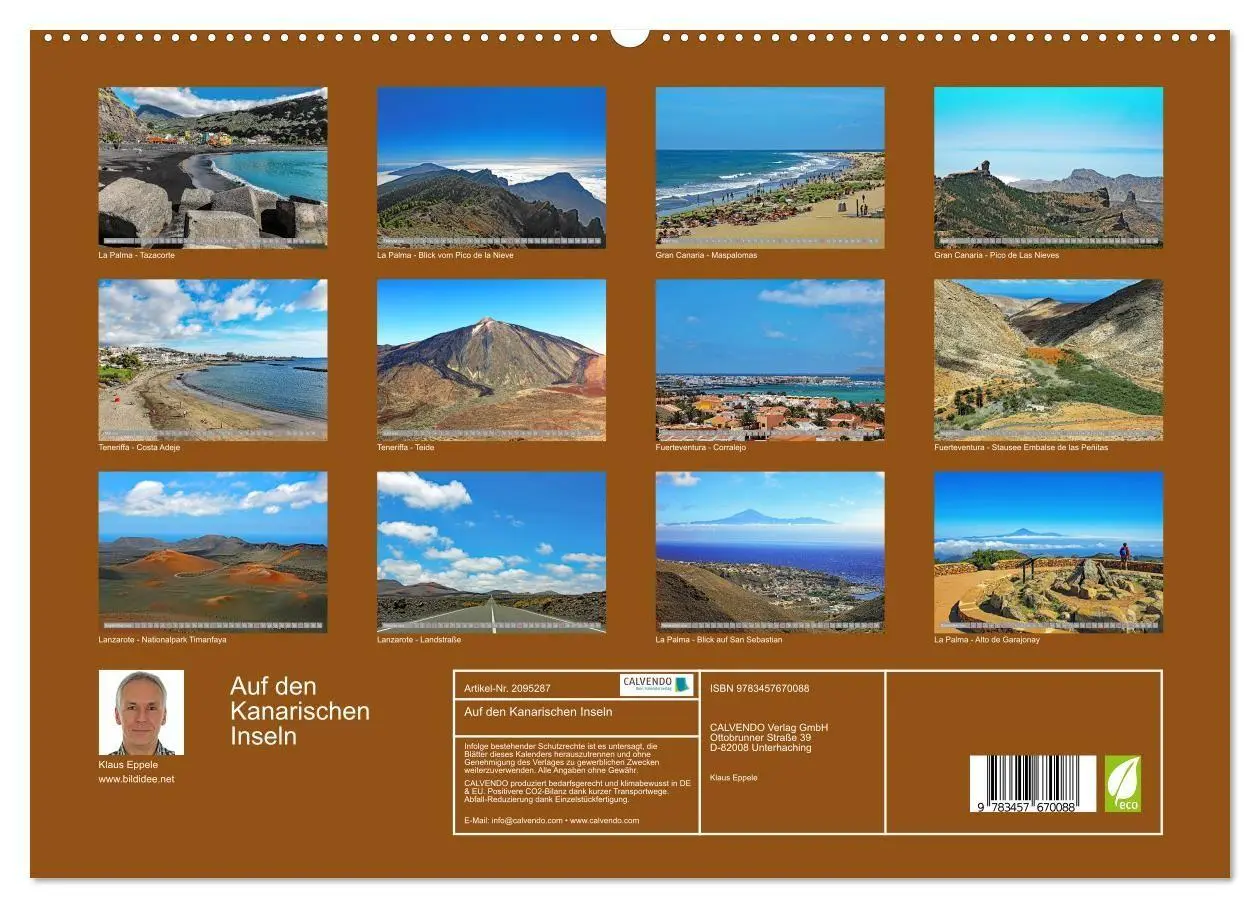 Bild: 9783457670088 | Auf den Kanarischen Inseln (hochwertiger Premium Wandkalender 2026...