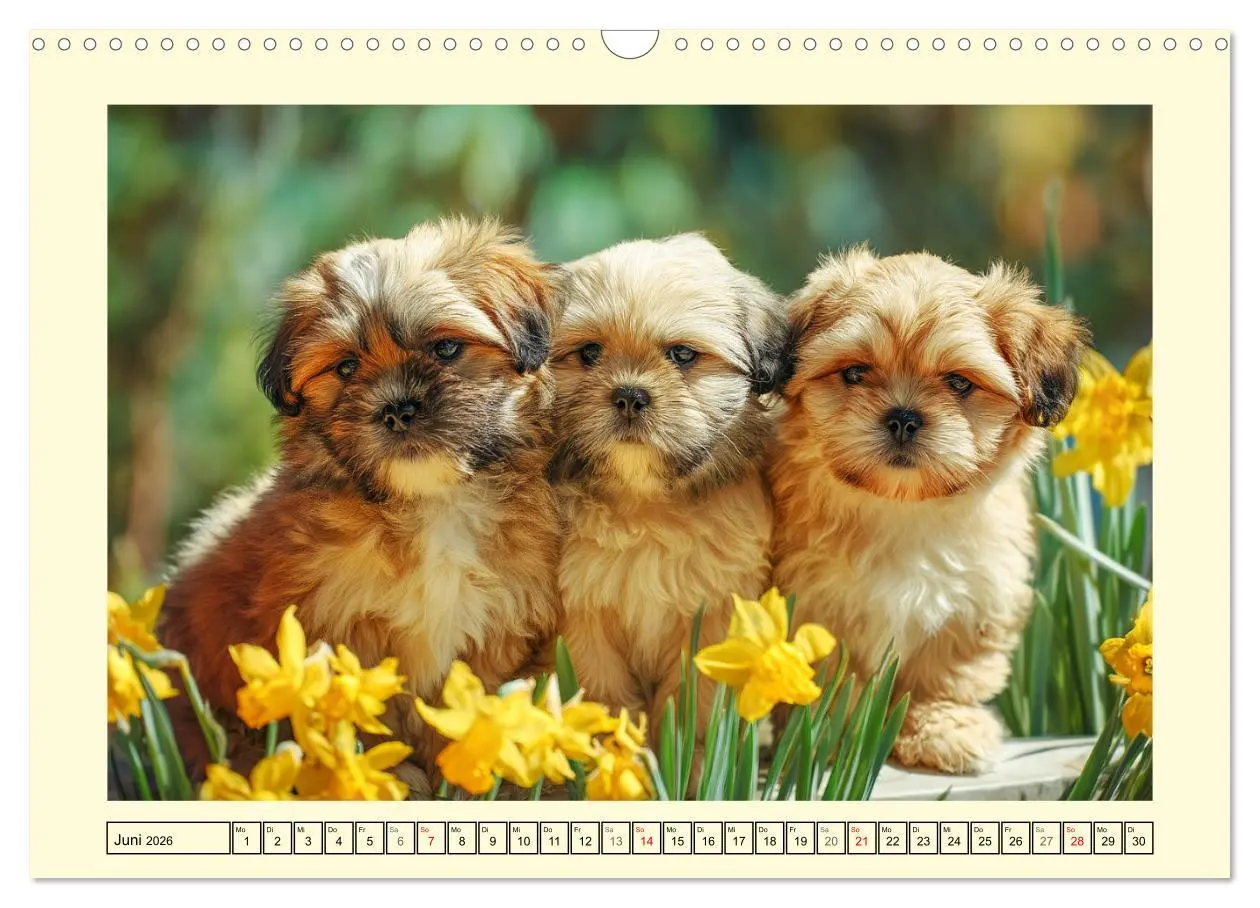 Bild: 9783457810088 | Lhasa Apso Charme. Die kleinen Hüter des Glücks (Wandkalender 2026...