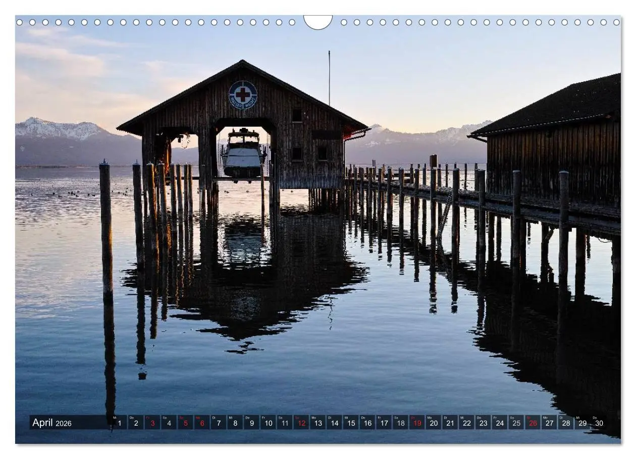 Bild: 9783516140088 | Stille Tage am Chiemsee (Wandkalender 2026 DIN A3 quer), CALVENDO...