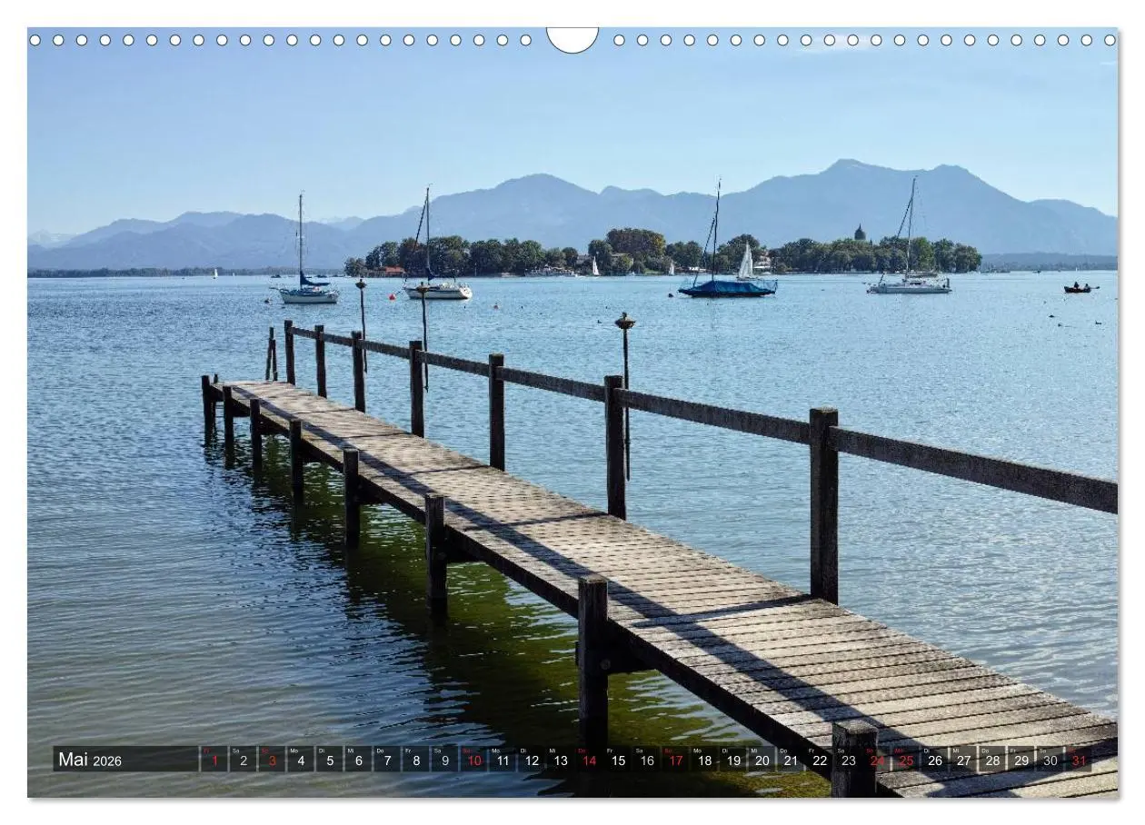 Bild: 9783516140088 | Stille Tage am Chiemsee (Wandkalender 2026 DIN A3 quer), CALVENDO...