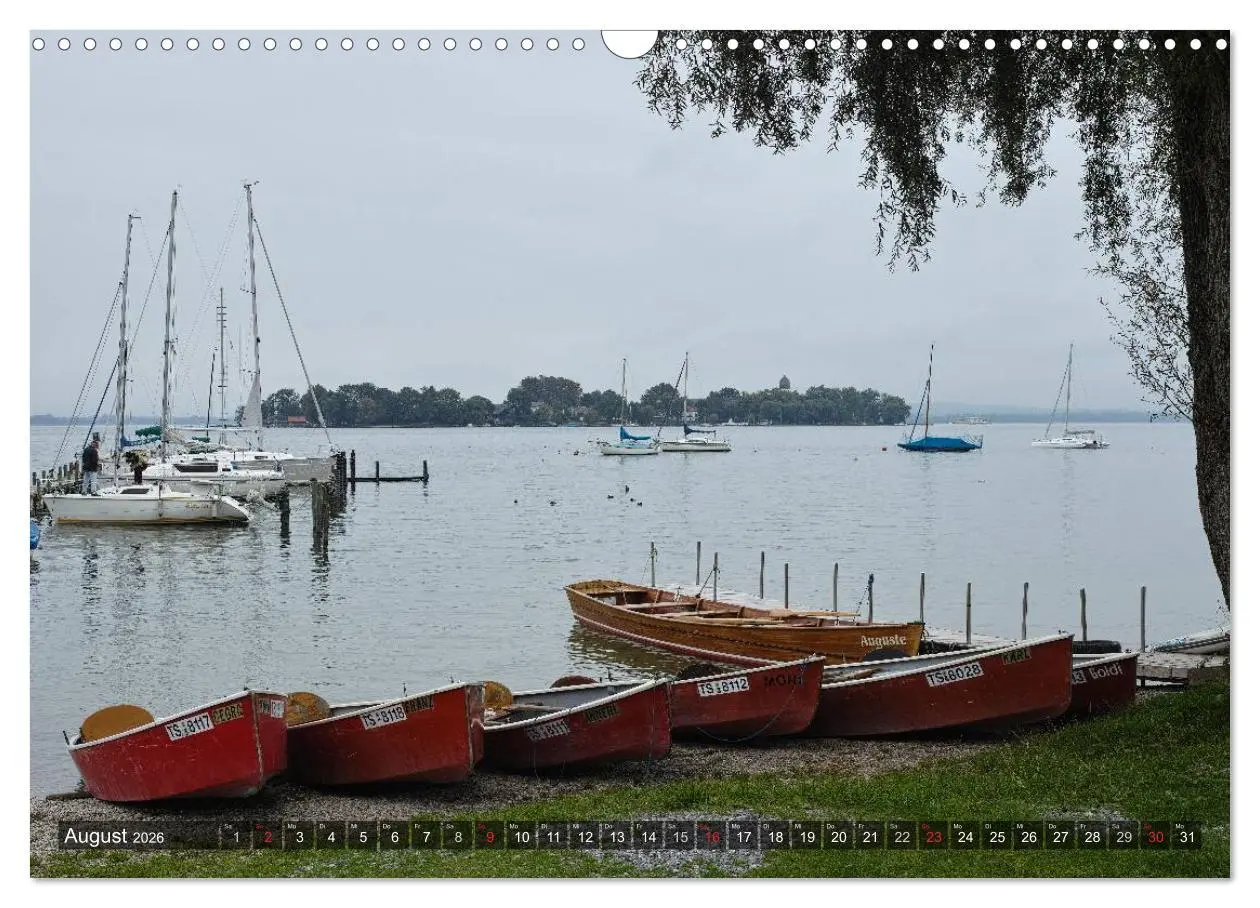 Bild: 9783516140088 | Stille Tage am Chiemsee (Wandkalender 2026 DIN A3 quer), CALVENDO...