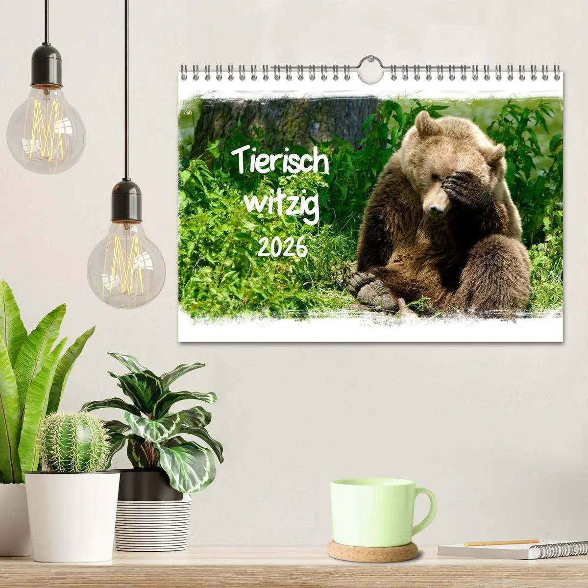 Bild: 9783516210088 | Tierisch witzig (Wandkalender 2026 DIN A4 quer), CALVENDO...