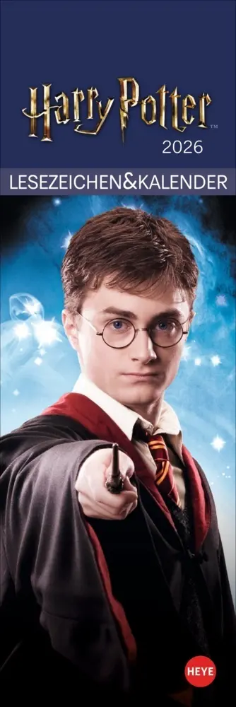 Cover: 9783756410088 | Harry Potter Lesezeichen &amp; Kalender 2026 | Kalender | Geblockt | 13 S.