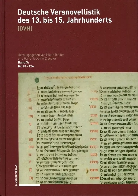Cover: 9783757400088 | Deutsche Versnovellistik des 13. bis 15. Jahrhunderts 3 | Buch | VII