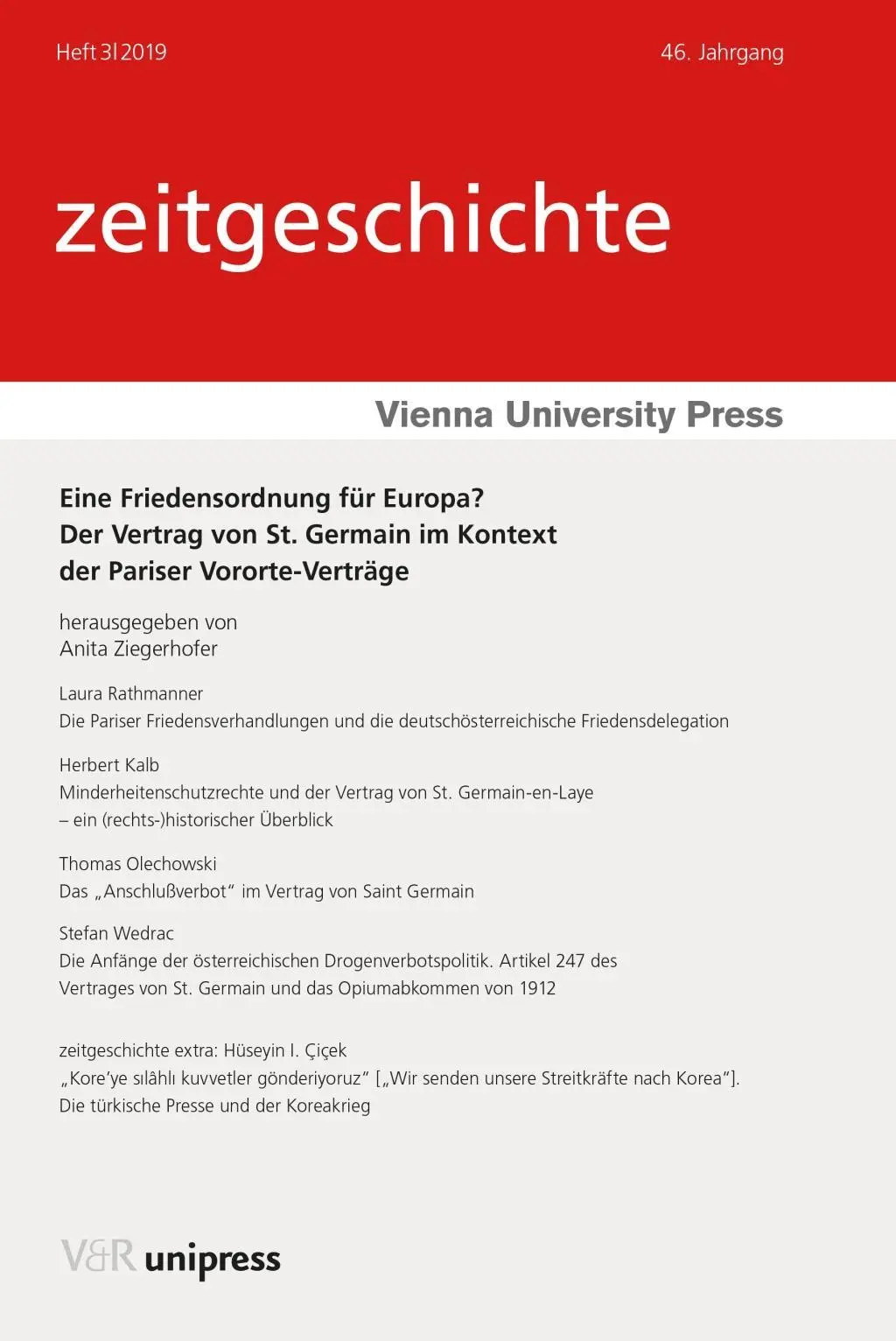 Cover: 9783847110088 | Eine Friedensordnung für Europa? | Anita Ziegerhofer | Taschenbuch