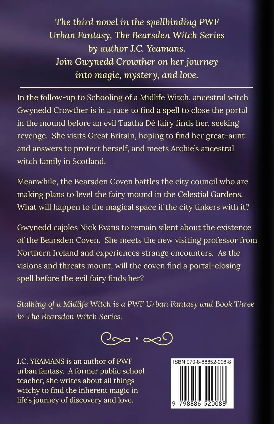 Rückseite: 9798886520088 | Stalking of a Midlife Witch | J. C. Yeamans | Taschenbuch | Englisch