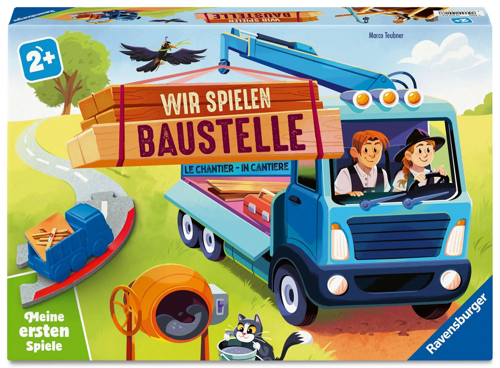 Cover: 4005555100188 | Wir spielen Baustelle - Kinderspiel ab 2 Jahre | Marco Teubner | Spiel