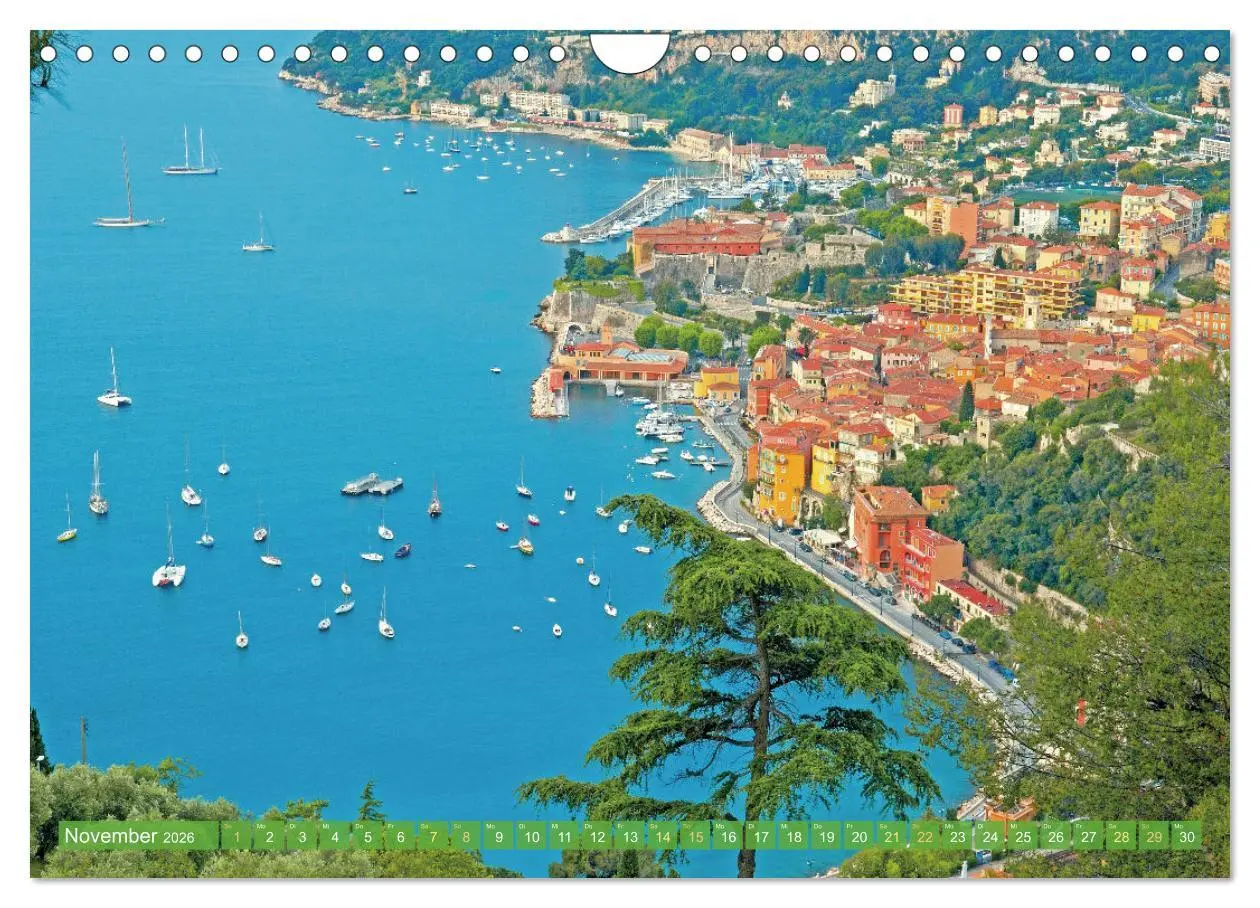 Bild: 9783457350188 | Lebendige Cote d'Azur: Die azurblaue Küste (Wandkalender 2026 DIN...