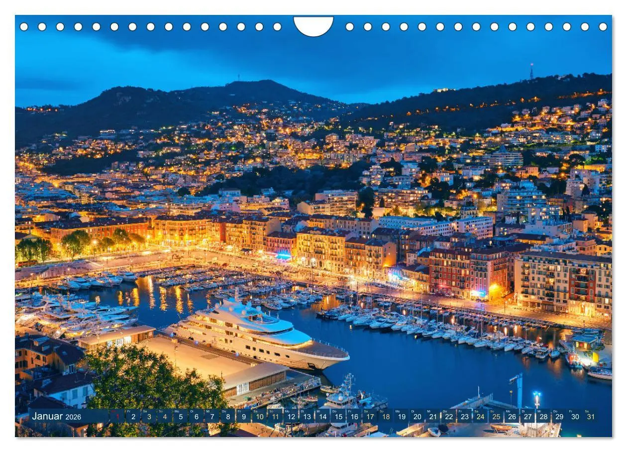 Bild: 9783457350188 | Lebendige Cote d'Azur: Die azurblaue Küste (Wandkalender 2026 DIN...