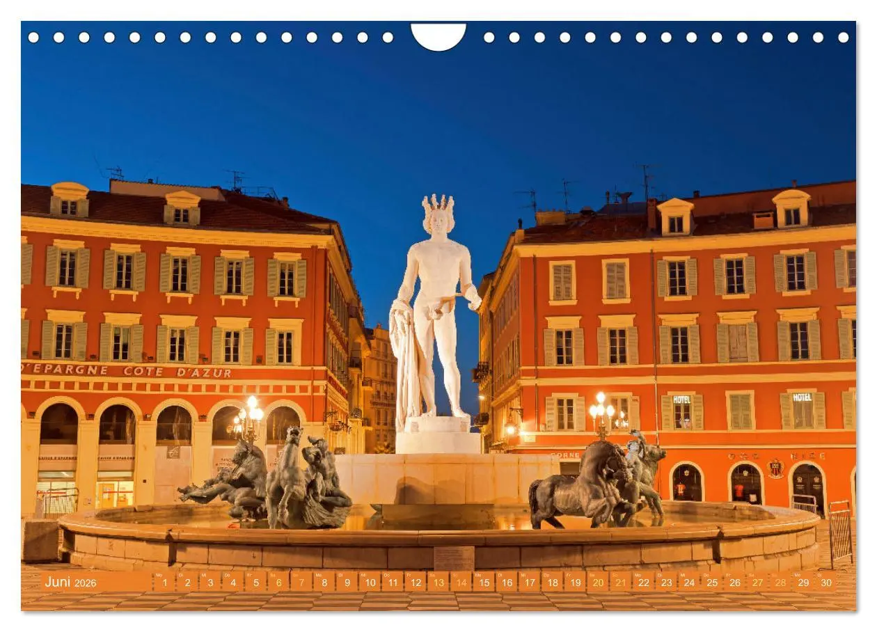 Bild: 9783457350188 | Lebendige Cote d'Azur: Die azurblaue Küste (Wandkalender 2026 DIN...