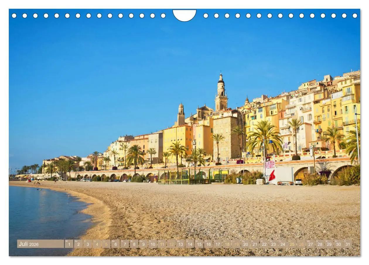 Bild: 9783457350188 | Lebendige Cote d'Azur: Die azurblaue Küste (Wandkalender 2026 DIN...