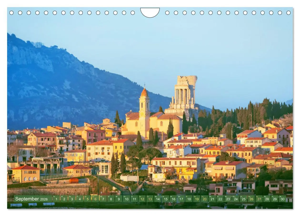Bild: 9783457350188 | Lebendige Cote d'Azur: Die azurblaue Küste (Wandkalender 2026 DIN...