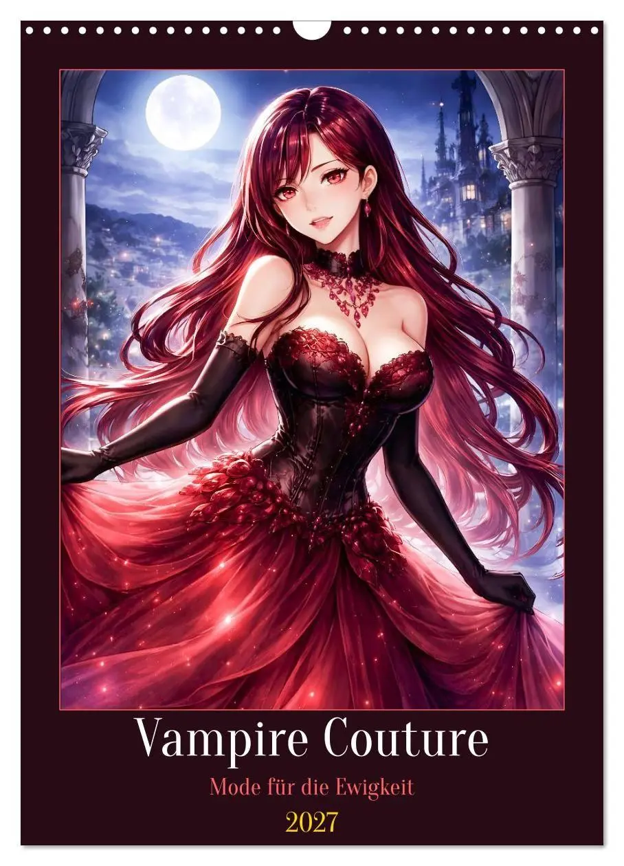 Cover: 9783516820188 | Vampire Couture (Wandkalender 2027 DIN A3 hoch), CALVENDO...