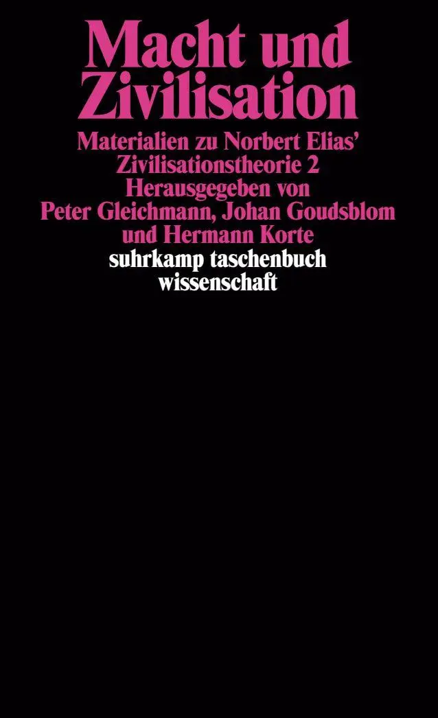 Cover: 9783518280188 | Macht und Zivilisation | Hermann Korte (u. a.) | Taschenbuch | 322 S.