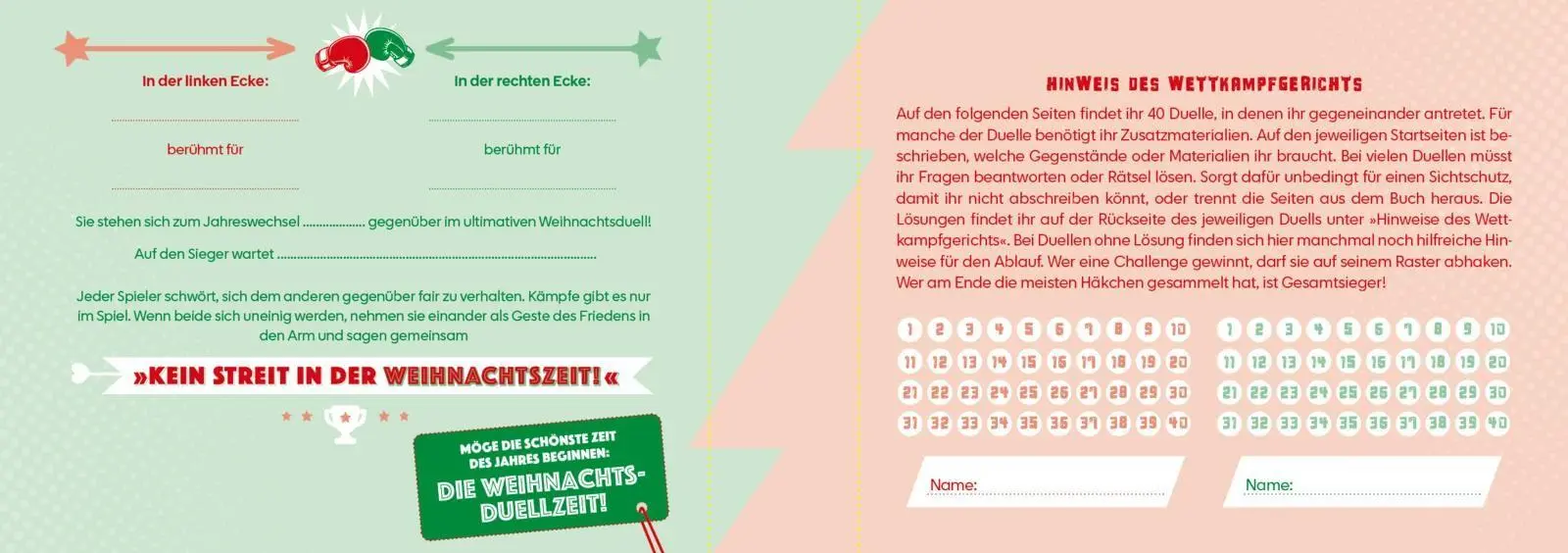 Bild: 9783742300188 | Mit dir spiele ich am liebsten - Das ultimative Weihnachtsduell-Buch