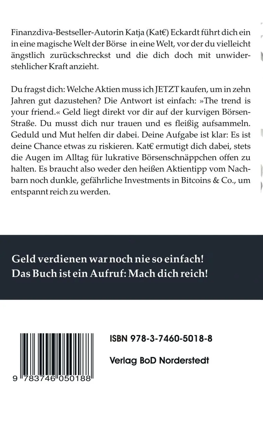 Rückseite: 9783746050188 | 50 Trades of KatEUR | Dein Aktien-Guide | Katja Eckardt | Taschenbuch