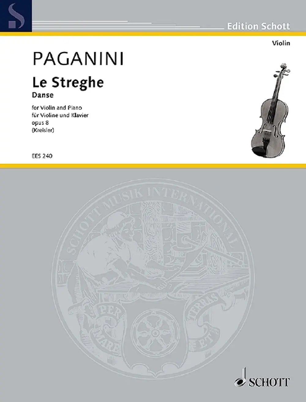 Cover: 9790200200188 | Streghe Opus 8 | Nicolò Paganini | Buch | Ernst Eulenburg u. Co.