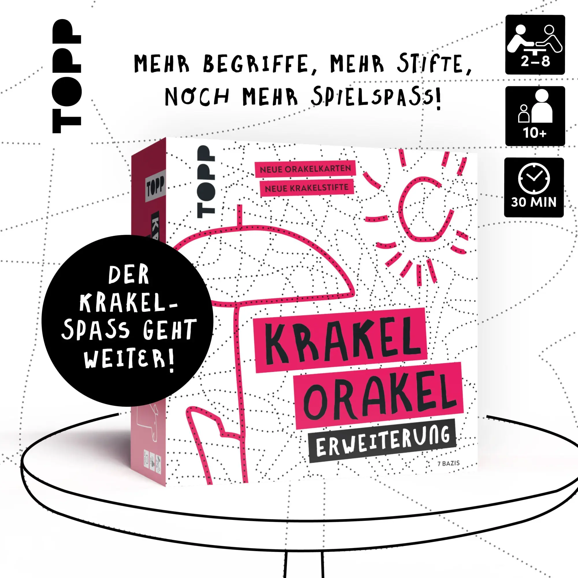 Bild: 4007742170288 | Krakel-Orakel Erweiterung - Neue Orakelkarten, neue Krakelstifte