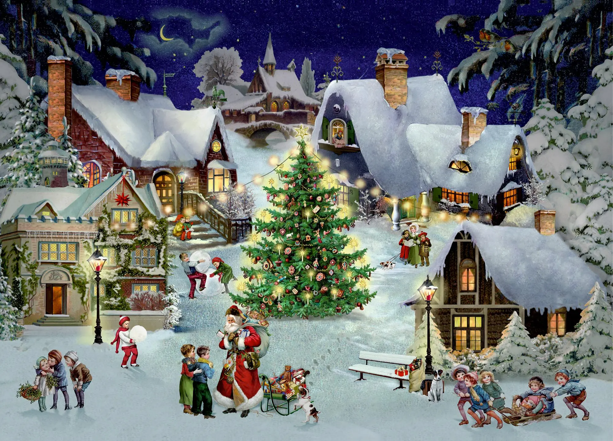 Cover: 4050003970288 | Puzzle - Weihnachten im Dorf | Barbara Behr | Spiel | 1 S. | 97028