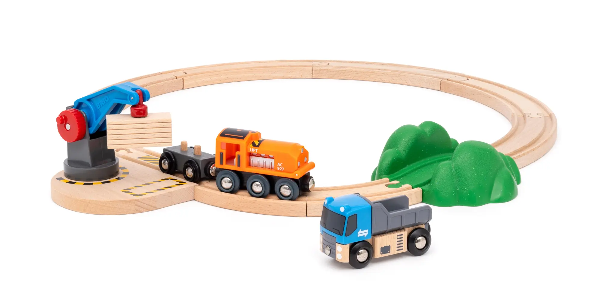 Cover: 7312350360288 | BRIO World - Starterset Güterzug mit Kran A | Spiel | BRIO World