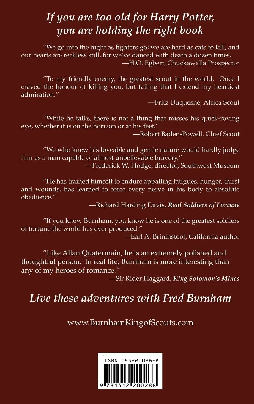 Rückseite: 9781412200288 | Burnham | King of Scouts | Peter van Wyk | Buch | Gebunden | Englisch