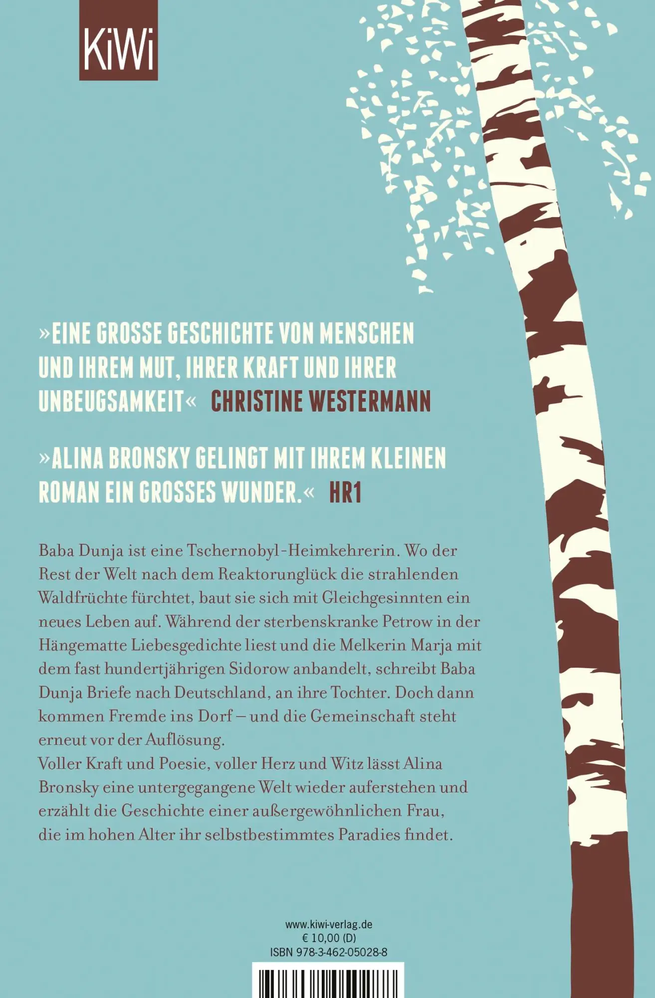 Rückseite: 9783462050288 | Baba Dunjas letzte Liebe | Alina Bronsky | Taschenbuch | 154 S. | 2017