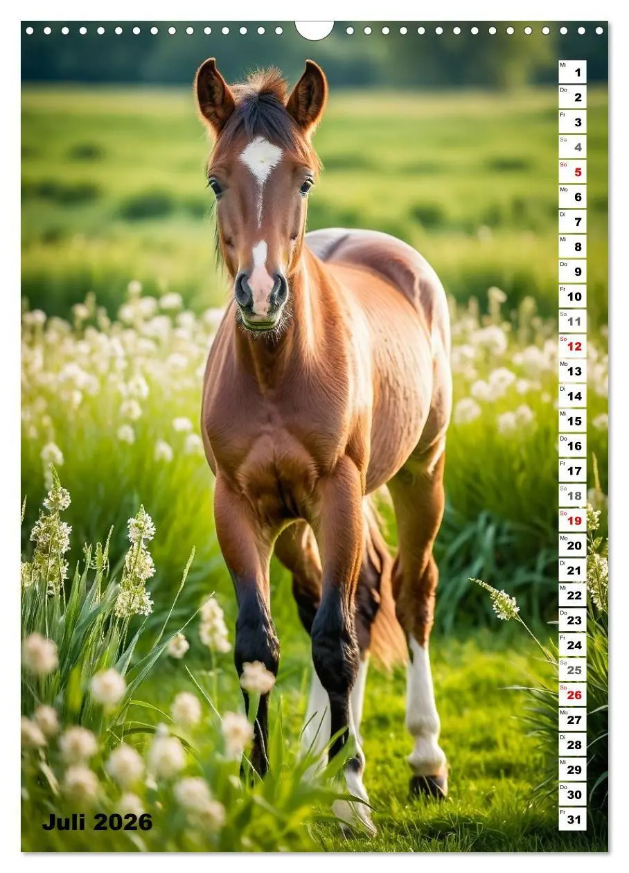 Bild: 9783516670288 | Pferdekalender - Wunderschöne Pferde in Natur und Portraits...