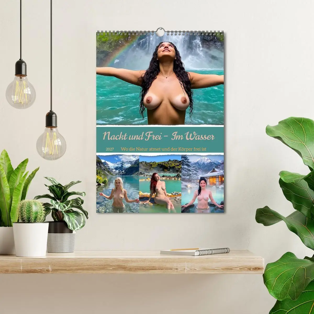 Bild: 9783516810288 | Nackt und Frei - Im Wasser (Wandkalender 2027 DIN A3 hoch),...