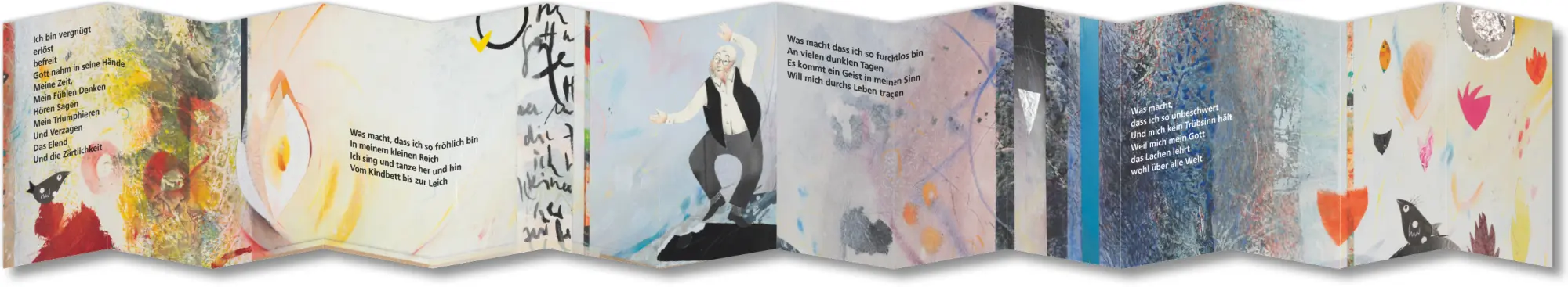 Bild: 9783985490288 | Ich bin vergnügt | Leporello mit Bildern von Sabine Waldmann-Brun