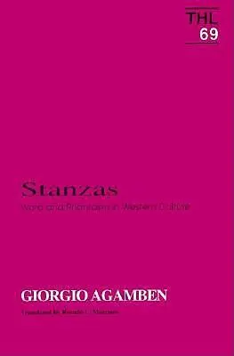 Cover: 9780816620388 | Agamben, G: Stanzas | Word and Phantasm in Western Culture | Agamben