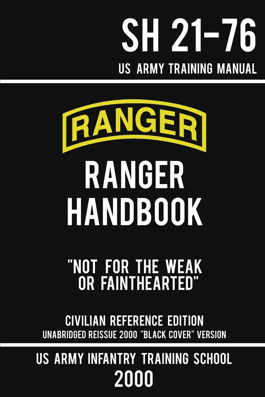Cover: 9781643890388 | US Army Ranger Handbook SH 21-76 - "Black Cover" Version (2000...