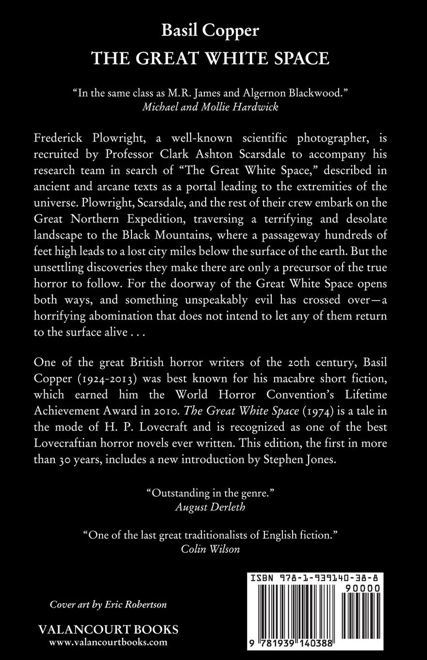 Rückseite: 9781939140388 | The Great White Space | Basil Copper | Taschenbuch | Englisch | 2013