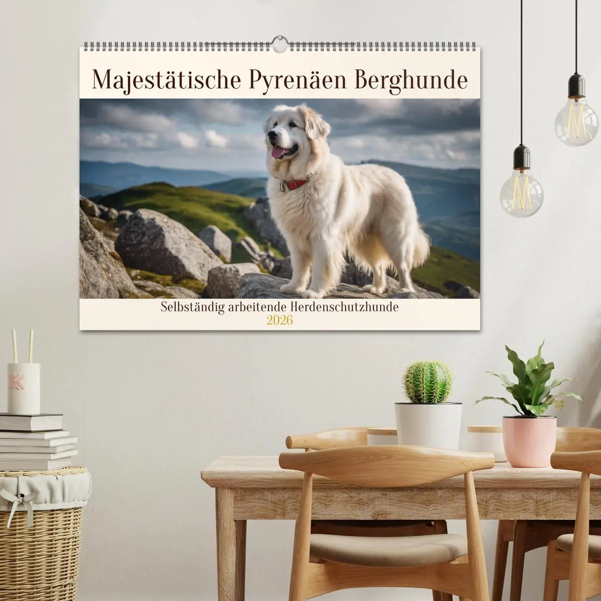 Bild: 9783457400388 | Majestätische Pyrenäen Berghunde (Wandkalender 2026 DIN A2 quer),...