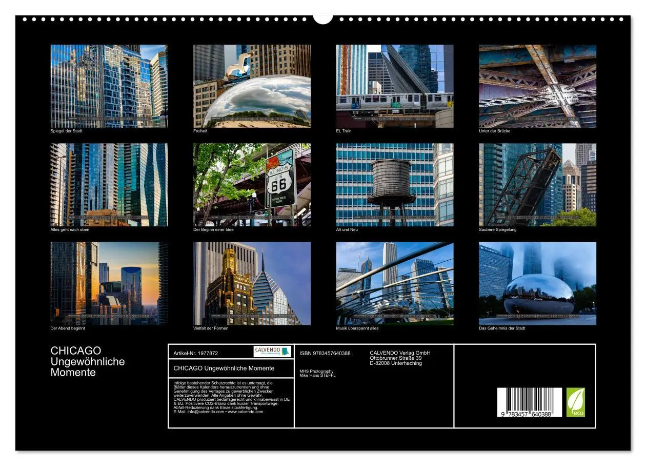 Bild: 9783457640388 | CHICAGO Ungewöhnliche Momente (Wandkalender 2026 DIN A2 quer),...