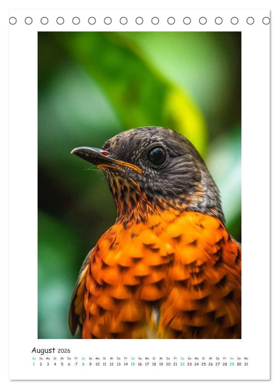Bild: 9783516280388 | Exotische Schönheiten - prächtig bunte Vögel (Tischkalender 2026...