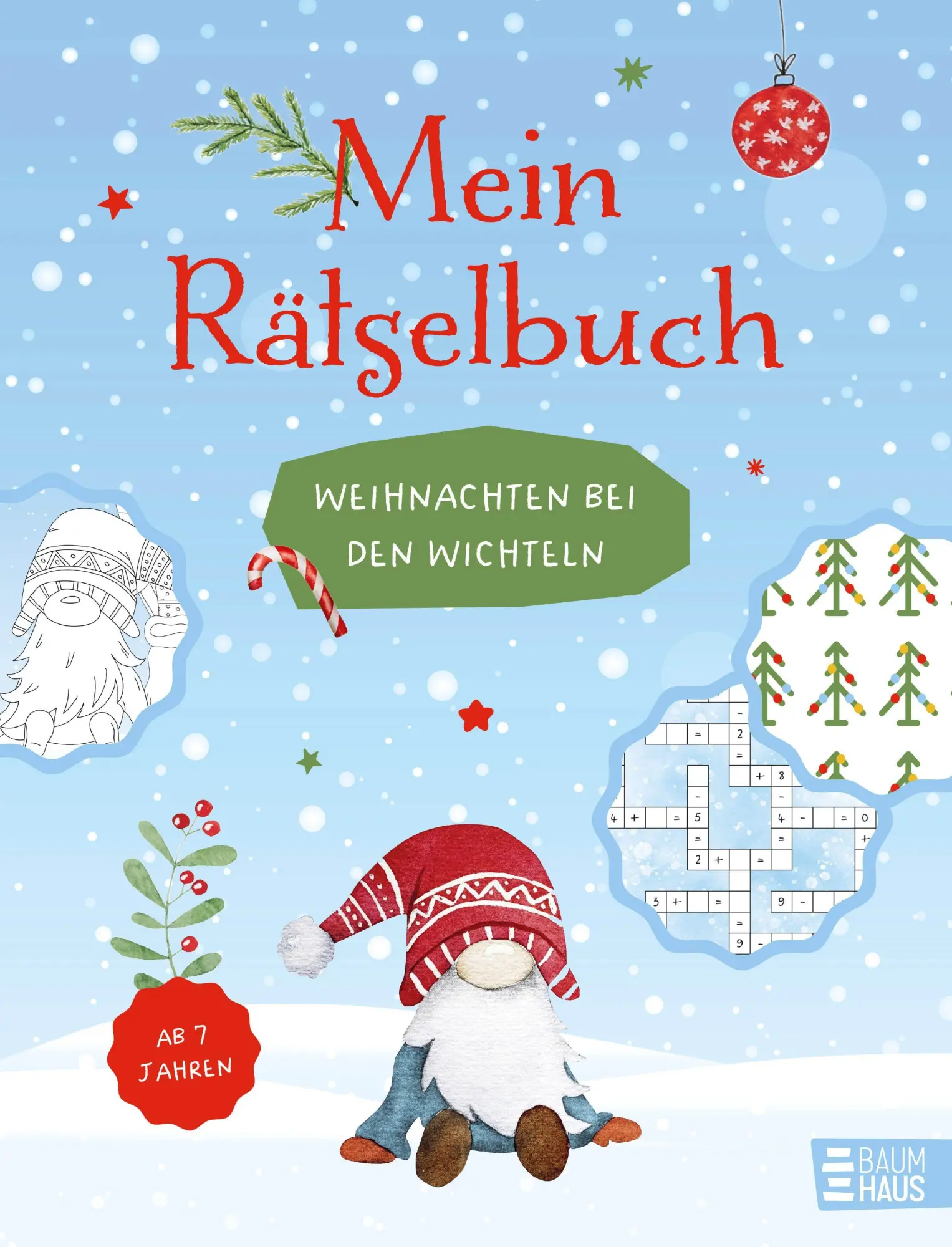 Cover: 9783833910388 | Mein Rätselbuch - Weihnachten bei den Wichteln | Taschenbuch | 96 S.