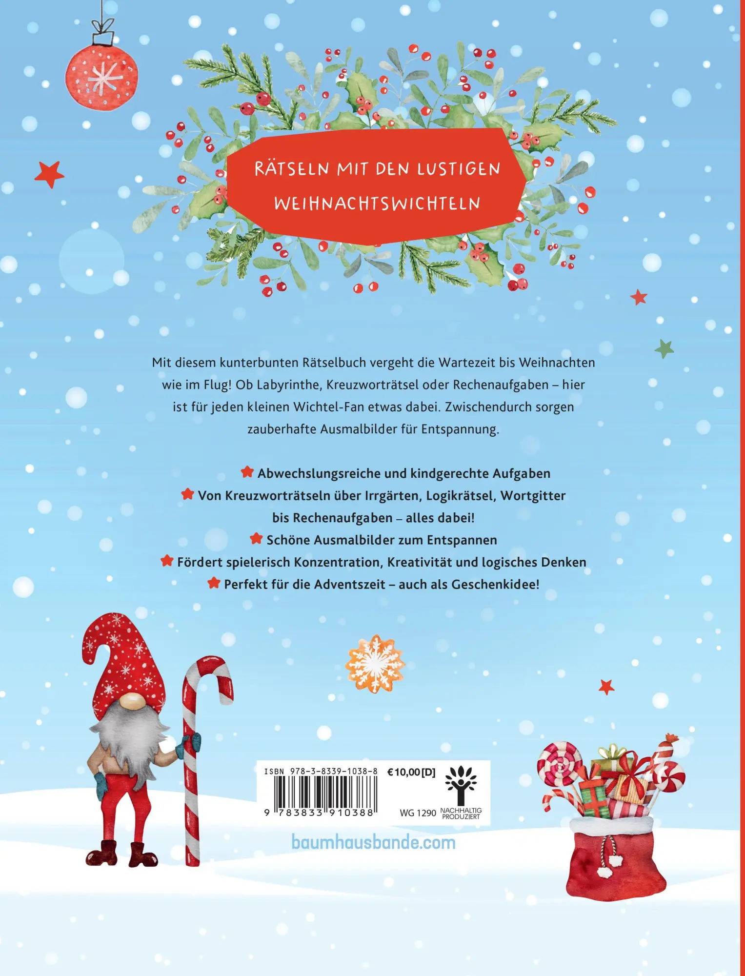 Bild: 9783833910388 | Mein Rätselbuch - Weihnachten bei den Wichteln | Taschenbuch | 96 S.