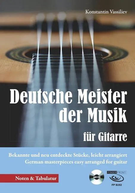 Cover: 9783945190388 | Deutsche Meister der Musik für Gitarre, m. 1 Audio-CD | Vassiliev